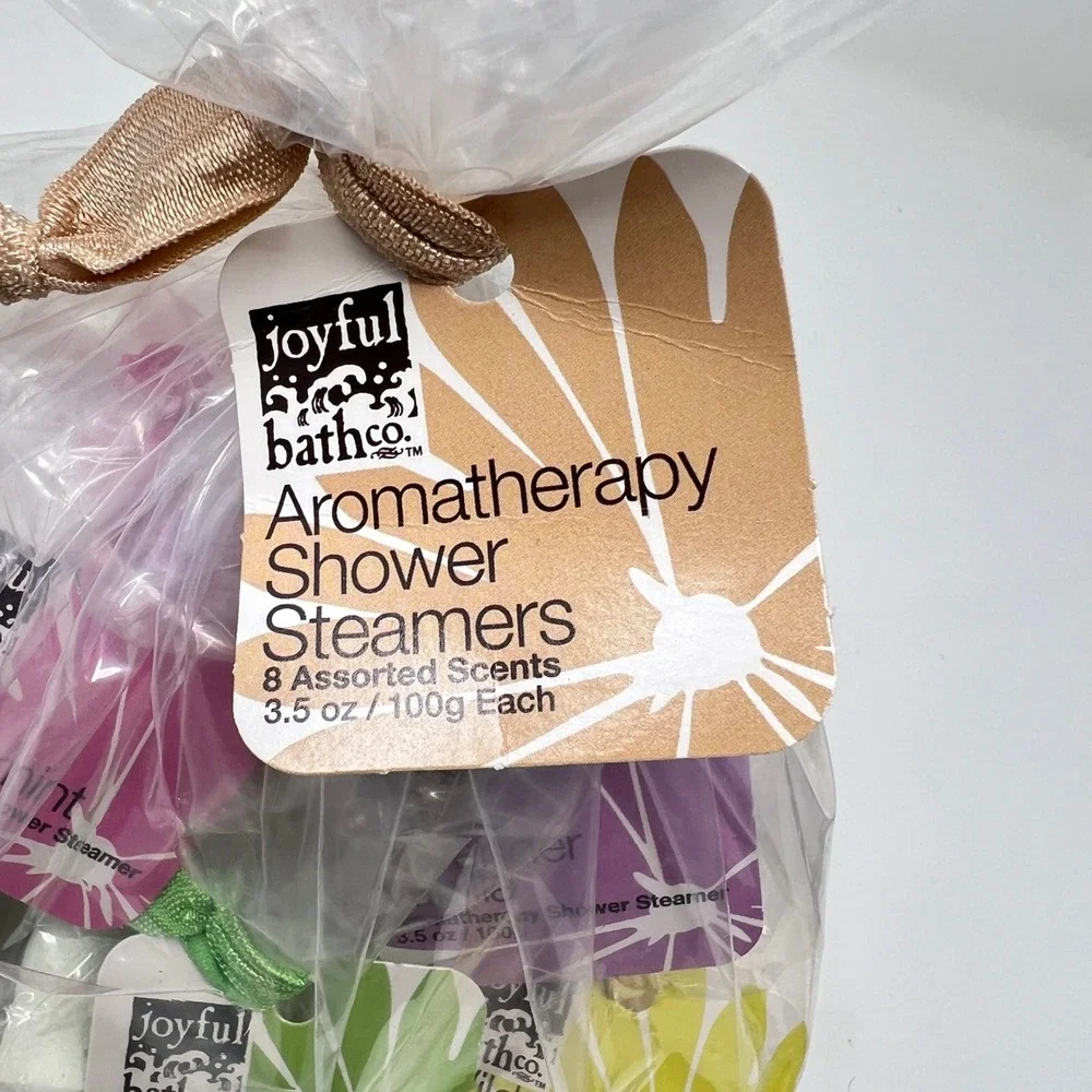 Joyful Bath Co Aromatherapy Shower Steamers Set of 8 Assorted Scents Sealed